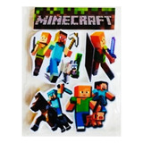 Aplique Para Torta Cupcake Minecraft Topper Fiesta Infantil