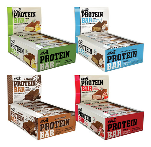 4 Protein Bar Ena - Caja X 16 Unidades - Barras Proteicas