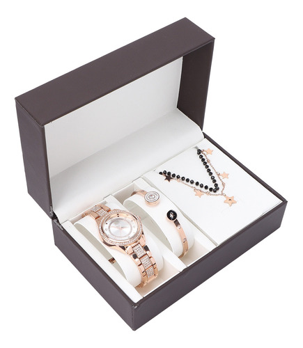 Conjunto De Joyas Para Mujer, Reloj, Pulsera Y Collar Para E