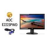 Monitor Aoc E2223pwd/ Led/ 21,5  Polegadas/ Widescreen