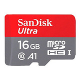 Cartão Memória Micro Sdhc 16gb Ultra 98mbs Sandisk