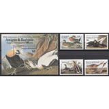 Fauna - Patos Antigua & Barbuda - Serie + Block Mint 