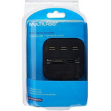 Hub Usb 2.0 3 Portas+leitor De Cartao Univ. Multilaser Ac121