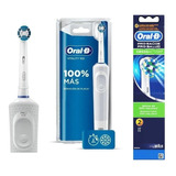 Cepillo Eléctrico Recargable Oral-b Vitality 100 + 2 Repues 