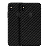 Skin Vinil Autoadherible Para iPhone XS Max Fibra De Carbono