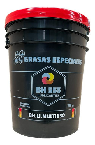 Grasa Litio Mu Roja X 18 Kg Engrase Balero Y Suspensión 