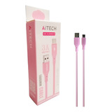 Cable Usb Aitech Pvc Fast Charging 3a Tipo C 1m
