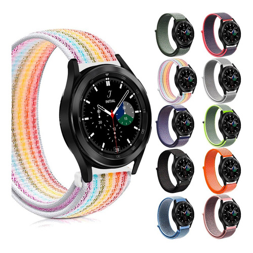 Correa De Nylon D Lujo+ Mica Para Galaxy Watch 4/ 4 Classic