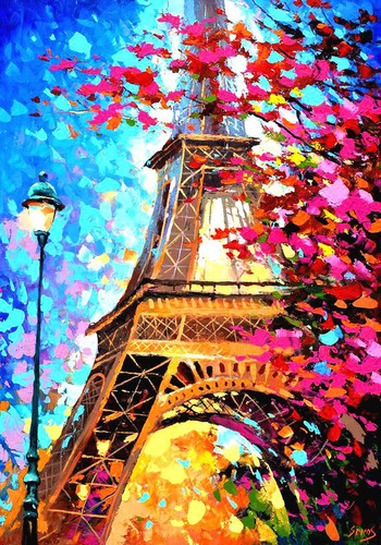 Diamond Painting Diy 5d Kit Pintura Diamante Chile Paris