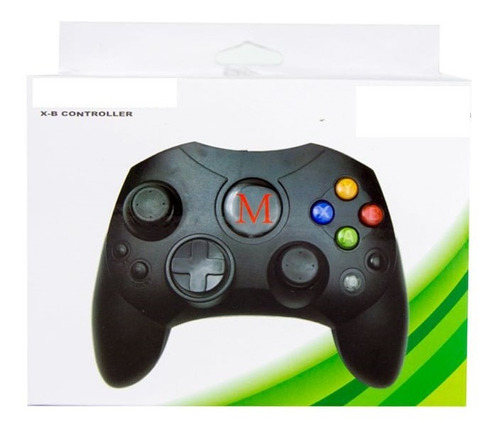 Control Negro Xbox Genérico Alambrico Clásico 1.5m