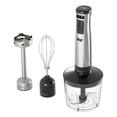 Mixer 3 Em 1 Wap Wm1 Processador Elétrico Portátil Inox Cor Preto | Frete grátis