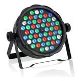 Proton Par 54 Led Rgbw Slim Dmx Alta Luminosidad Luces Dj