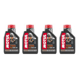 Aceite Para Motor Motul Sintético 10w-50 Para Motos Y Cuatriciclos De 4 Unidades / 4l