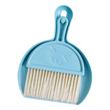 Mini Recogedor Y Cepillo Pequeño Para Limpieza De Azul
