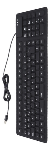 Teclados Plegables, 105 Teclas, Español, Usb, Cableado