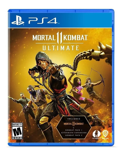 Mortal Kombat 11 Ultimate Ps4 Juego Fisico Sellado Cd 