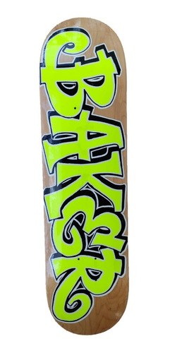 Shape Maple Baker 8.1 Graf Neon Fd Madeira - Skateboard