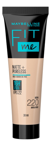 Base Maybelline Fit Me Matte Líquida Fps22 30ml