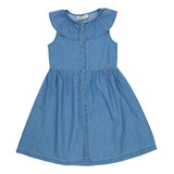 Vestido Niña Bubblegummers Elevated Nature Azul Claro