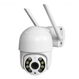 Cámara De Seguridad Wifi Para Exteriores De 2 Mp, Sonido, Visión Nocturna, Color Blanco