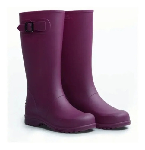 Botas De Lluvia Pantaneras Impermeables Caucho Mujer Ginna