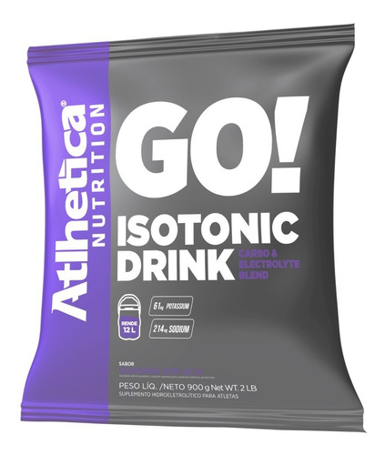 10x Isotonic Drink 900g Sabores Mistos - Atlhetica Nutrition