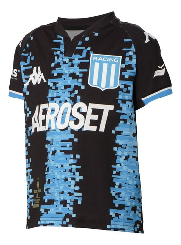 Camiseta Kappa Racing Club Away Player Jersey 2022 Niño