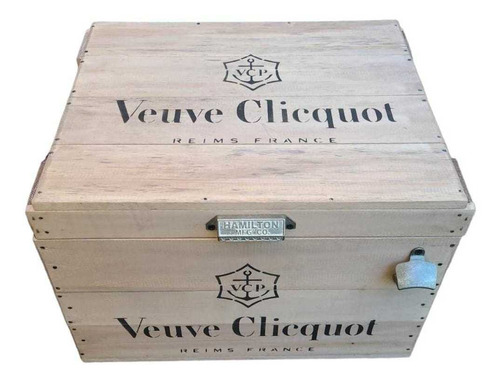 Frapera De Madera Cooler Hielera Veuve Clicquot