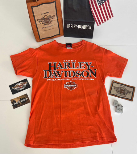 Playera Harley Davidson De La Hd Filadelfia, Talla M.