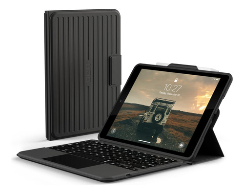 Funda Con Teclado Urban Armor Gear / Para iPad 10.2 /black
