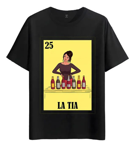 Tshirt Muscle Freaks Loteria Estilo La Tia Dise?o