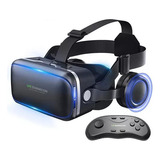 1 Gafas De Realidad Virtual 3d Vr Con Auriculares Y Gamepad