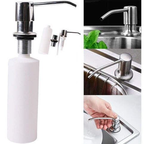 Dispensador De Jabón Líquido Para Fregadero De Cocina, 2 Uni