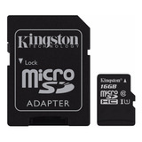 Tarjeta De Memoria Kingston Sdc10g2 Con Adaptador Sd 16gb