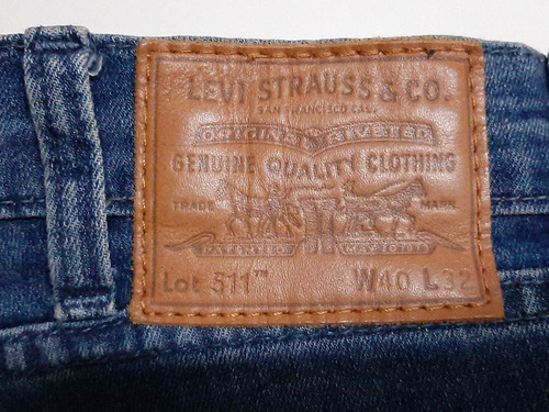 Calça Jeans Levis 511 Premium C Elastano 50 40x32 Fab Egito