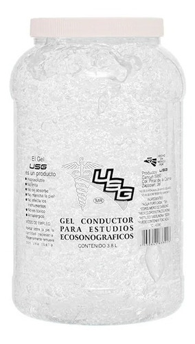 Gel Conductor Para Ultrasonido Usg 3.8 L 