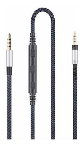 Cable Con Microfono Para Auriculares Sennheiser Hd4.40 /iPod