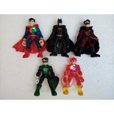 Justice League Patones, Superman, Batman, Flash, Robin