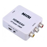 Adaptador Convertidor Hdmi A Rca Av Audio Video Conversor Tv