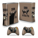 Skin Mightyskins Para Xbox 360 S Slim 2 Controladores