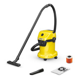 Aspiradora Wd3 Seco Humedo Karcher Color Amarillo