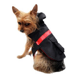 Impermeable Reflejante Negro Mascota Perro Talla 8 Pet Pals