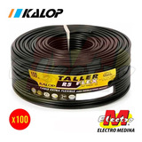 Cable Taller Kalop 2x1 Mm X100mt Clase 5 Iram Electro Medina