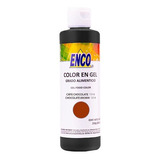 Color Comestible Gel Enco Cafe Chocolate 250 Gramos 1514-250
