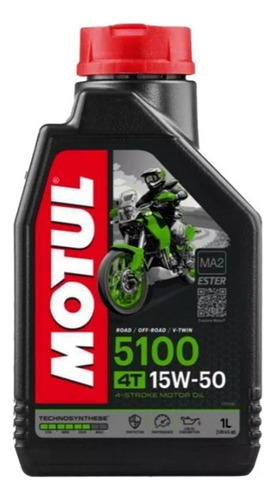 Aceite Semi Sintetico. Motul 5100.  15w50. 4t. Mca