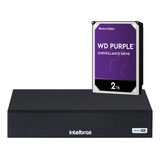 Dvr Intelbras Mhdx 3008c Multi-hd 08ch C/hd 2tb Wd Purple