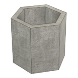 Molde Para Maceta De Concreto Hexagonal 9cm