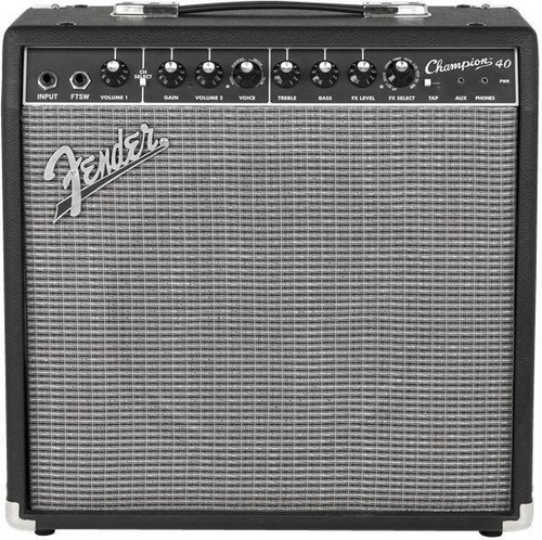 Amplificador Champion 40 Fender Color Negro/plata