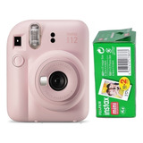 Kit Camera Revela Foto Fujifilm Instax Mini 12 Rosa 20 Fotos