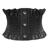 Women's Elastic Waist Corset Wide Elastic Belts